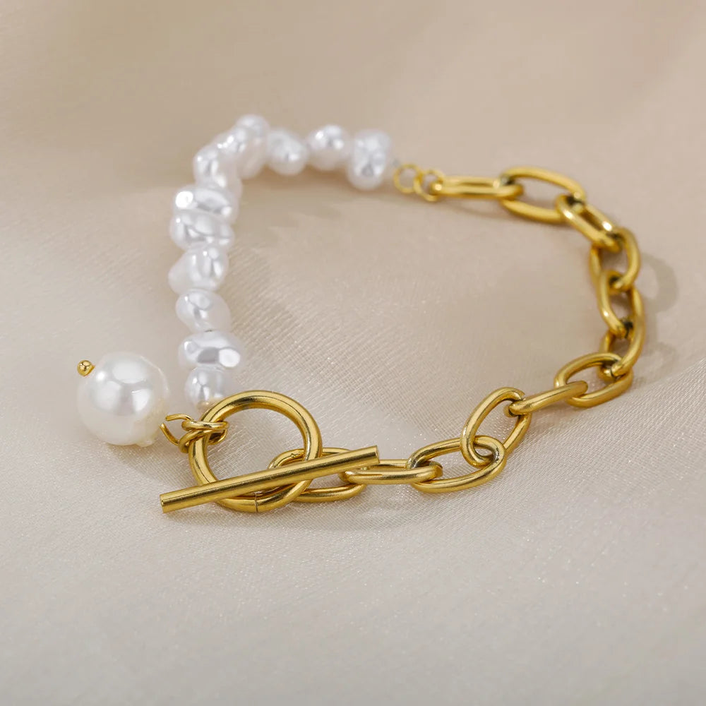 Luna Baroque Pearl Bracelet