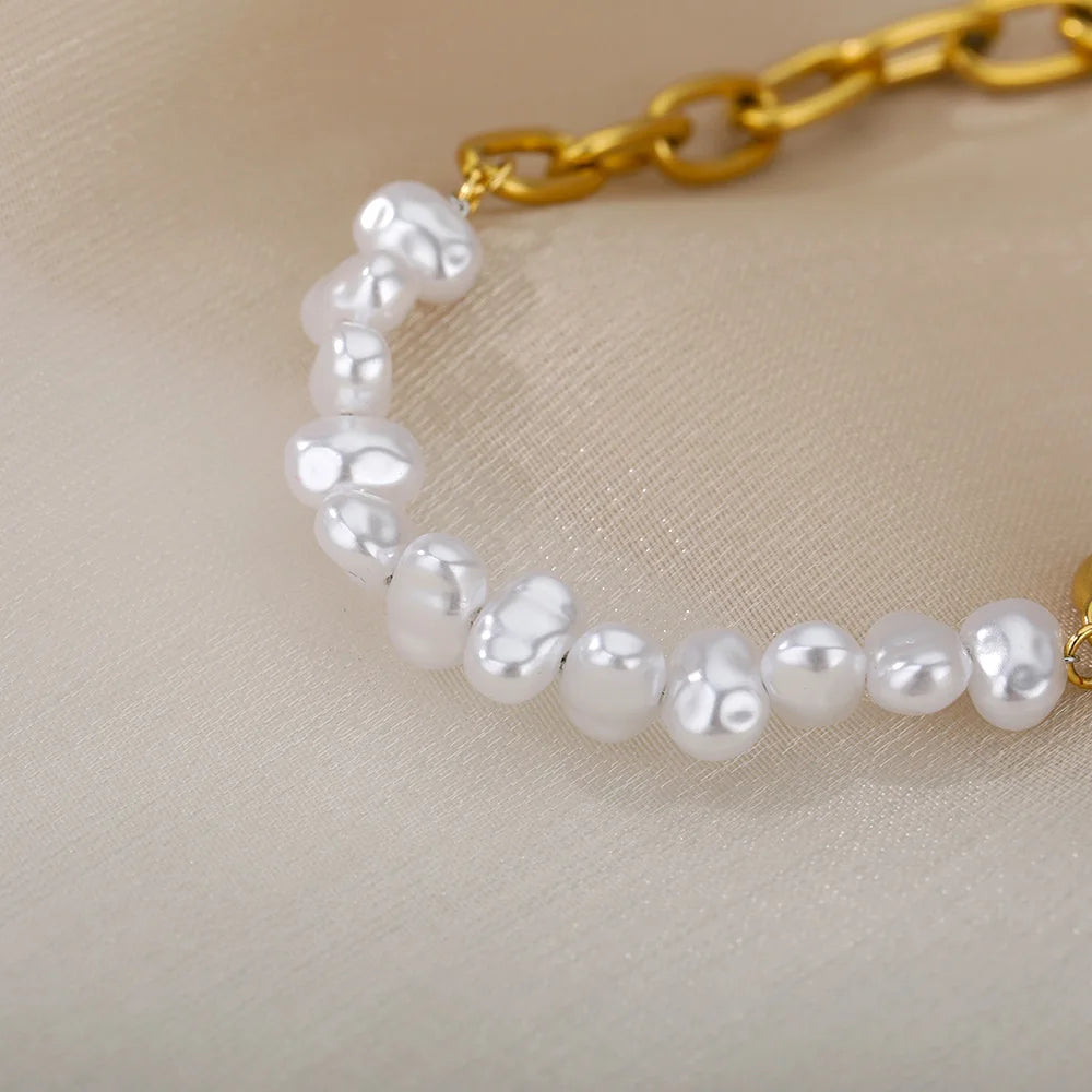 Luna Baroque Pearl Bracelet